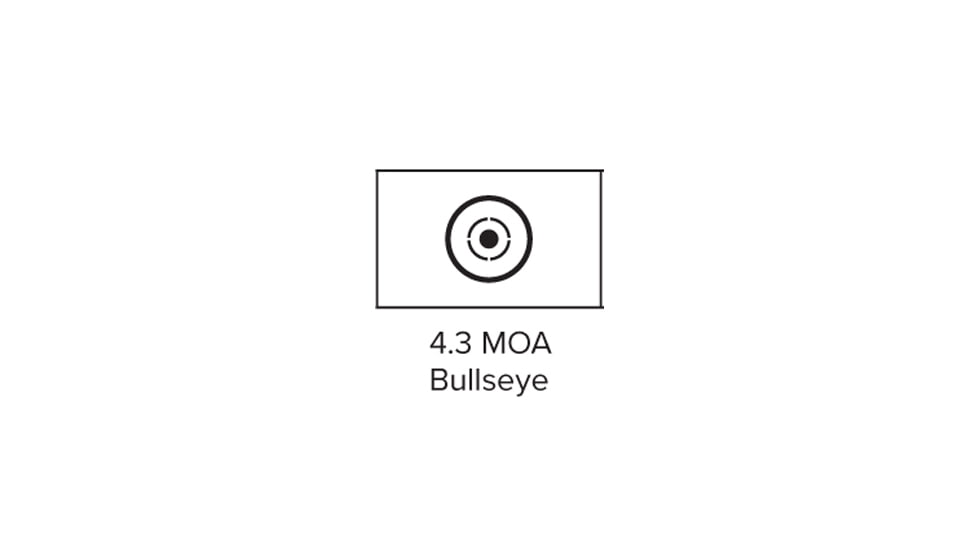 Meprolight M21 1x30mm Reflex Sight, Bullseye Reticle, Black w/Dust Cover M21-B