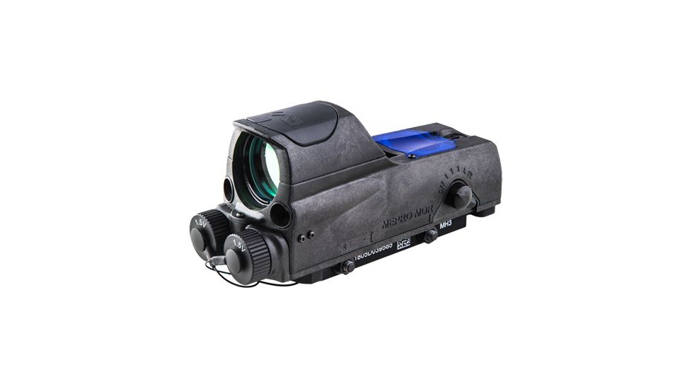 Meprolight MEPRO Mor Pro M&amp;P Red Dot Sight, 2.2 MOA Bullseye Reticle, Green/IR Laser, Black, ML403808