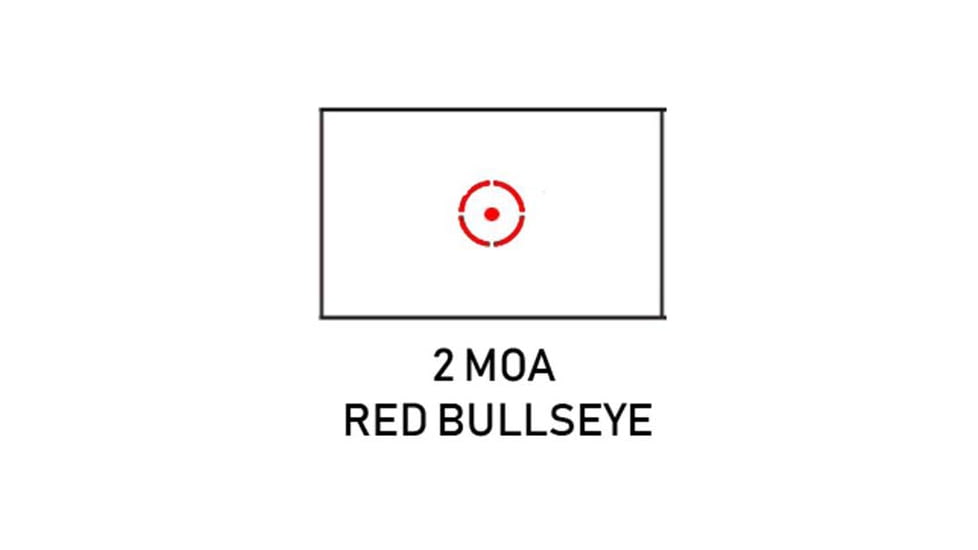Meprolight MEPRO Pro V2 Red Dot Sight, Red Bullseye Reticle, Black, ML5685016