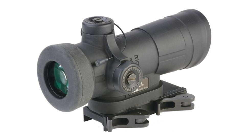 Meprolight Mepro 4X Day Rifle Scope w/QD Picatinny Mount, SS109 Crosshair Reticle, Black, ML80402