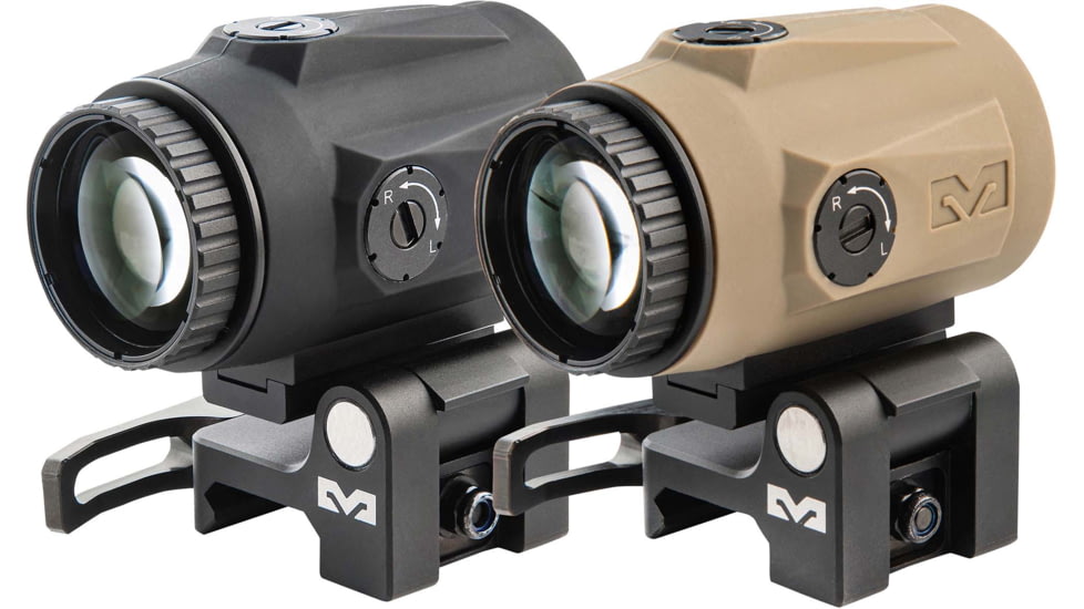 Meprolight MMX3 3x18mm Micro Magnifier w/ Quick Flip, QD Picatinny, Black, 2.8x1.4x1.74 inch, 8016000100