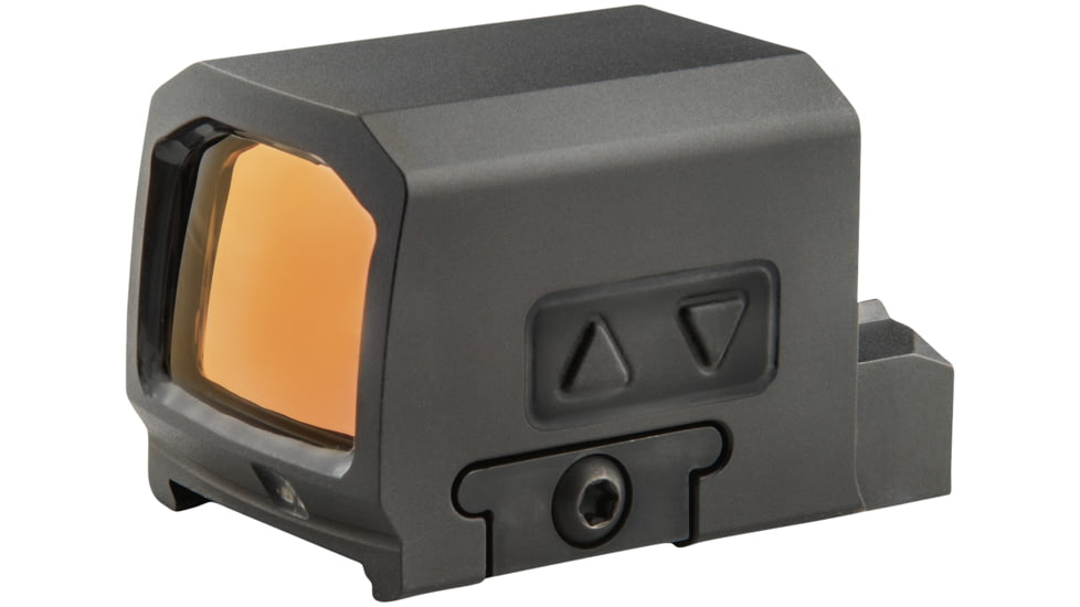 Meprolight MPO Pro-F Closed Emitter Pistol Sight with RMR Footprint, Red, 3/33 Moa Bullseye, Black Red Reticle, 901141272