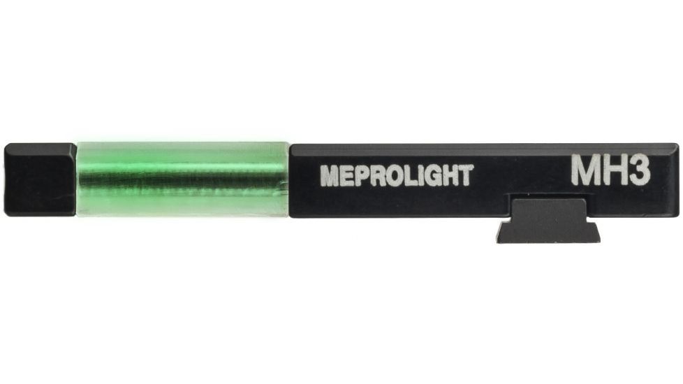 Meprolight FT Bullseye Tritium Self-Illuminated Rear Night Sight, Smith &amp; Wesson M&amp;P Shield, Green Circle-Dot, 0631213108