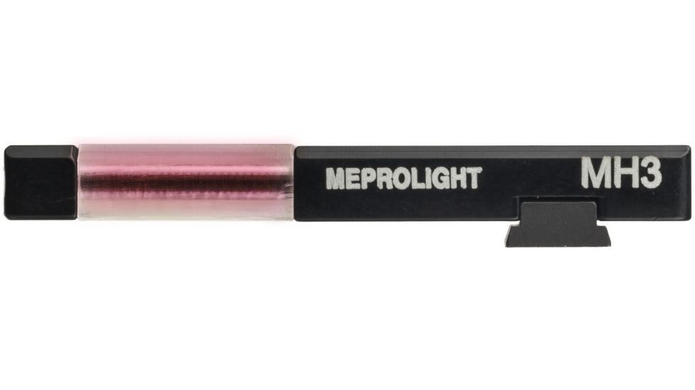 USED Meprolight FT Bullseye Tritium Self-Illuminated Rear Night Sight, Glock MOS, Red, 0631053408, EDEMO2, Used, Condition Like New, Inspect and Rebox