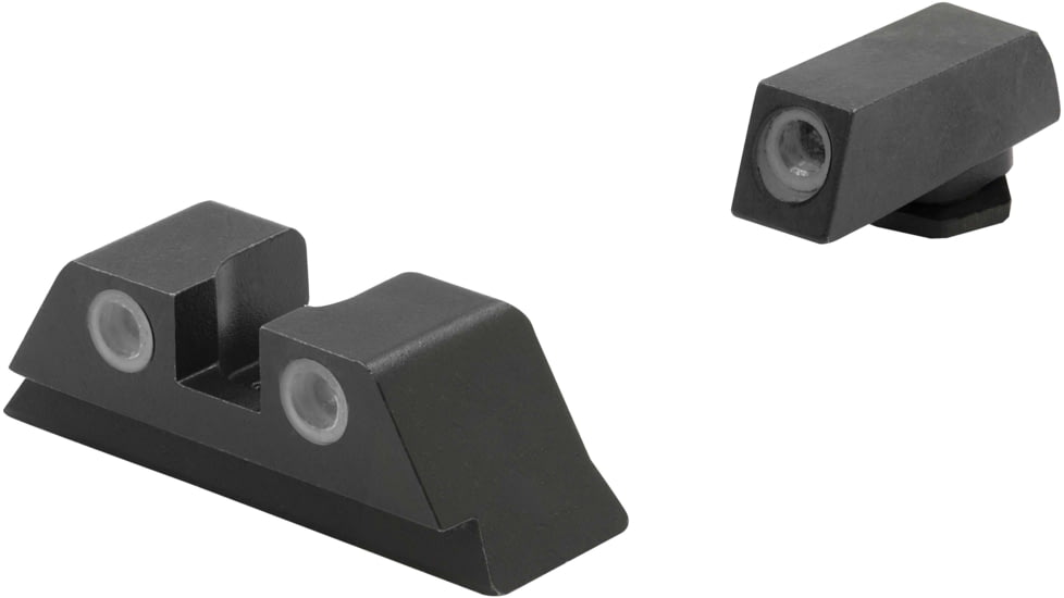 Meprolight Self Illuminated Tru-Dot Fixed Snag Free Night Sight For Glock 42/43, Green/Green, ML10220, 102203131