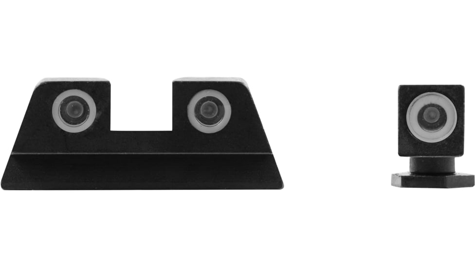 Meprolight Self Illuminated Tru-Dot Fixed Snag Free Night Sight For Glock 42/43, Green/Green, ML10220, 102203131