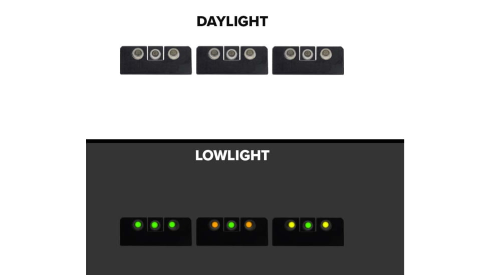 Meprolight Sig Sauer Tru-Dot Night Sight, Sig .40 and .45 ACP P series, Green, ML10129G, 101293101