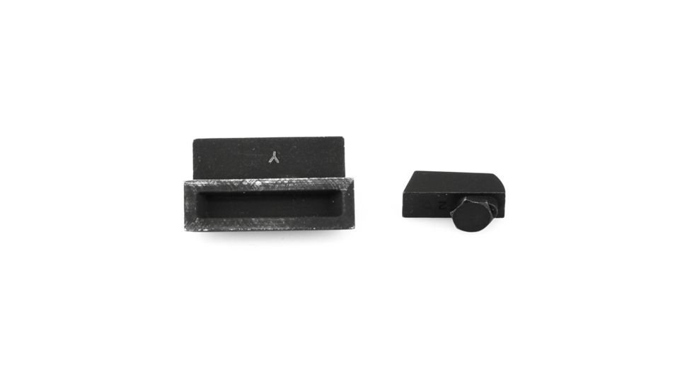 Meprolight Tru-Dot Night Sight Set for Glock G26 &amp; G27, Green Front/Rear, 10226, 102263101