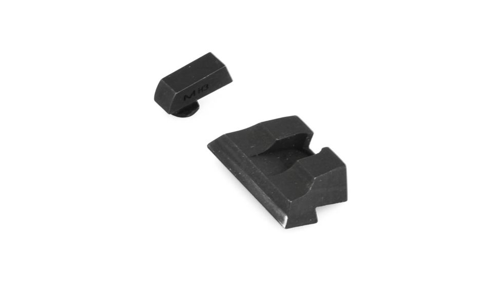 Meprolight Tru-Dot Night Sight Set for Glock G26 &amp; G27, Green Front/Rear, 10226