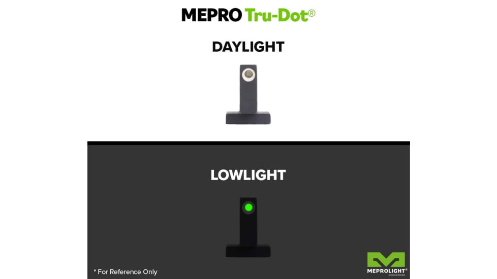 Meprolight Tru-Dot Shotgun Night Sight for Mossberg M500, M590 - Green Front 38501, 1385013101
