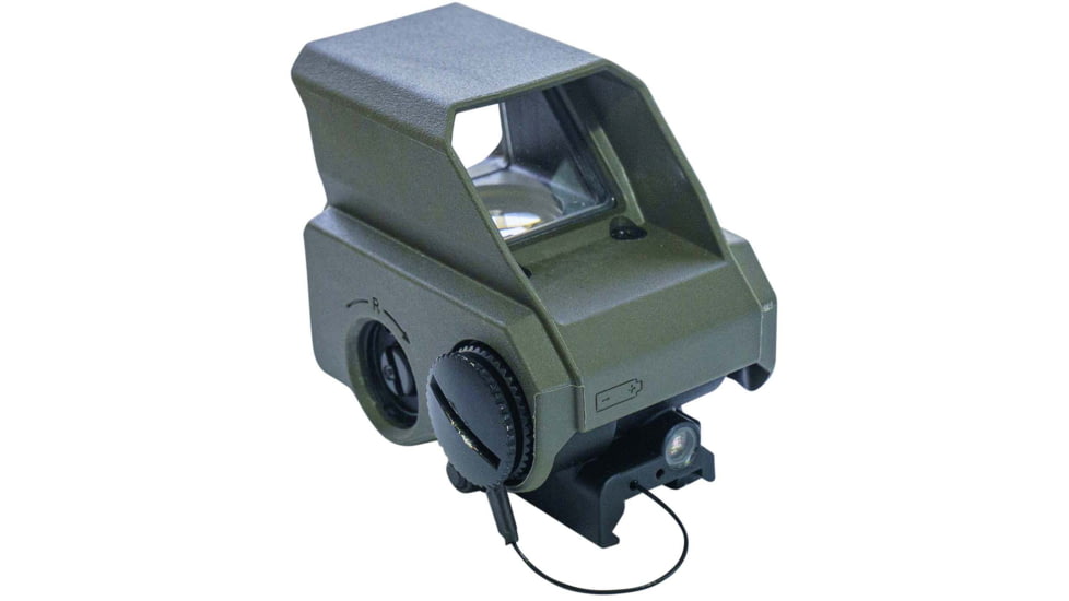 Meprolight TRU Vision Limited Addition 250th Anniversary Freedom Rings Reflex Red Dot Sight, 29x20mm, 2/65 MOA Speed Ring, Olive Drab Green, 650255015206