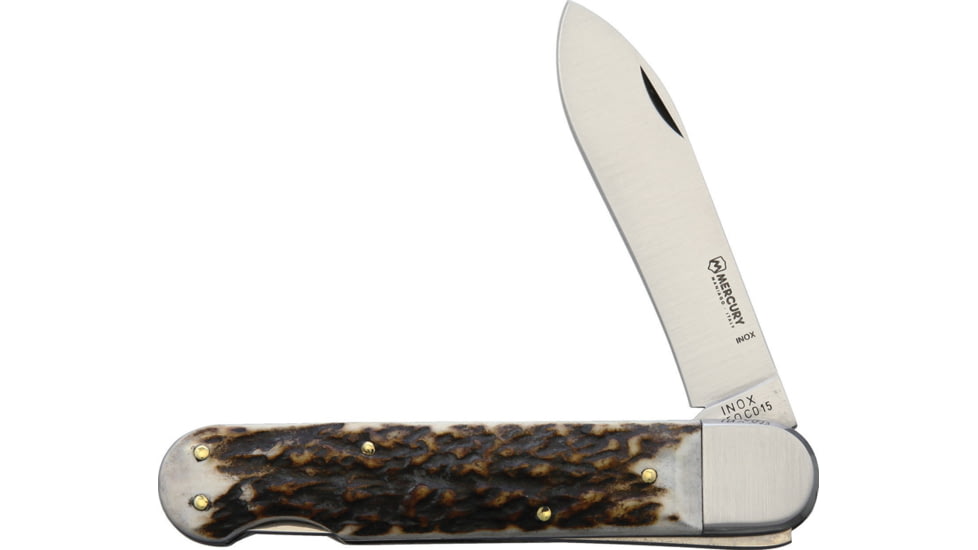 Mercury Lockback Folding Knife, Stag handle, MY 921-1DC