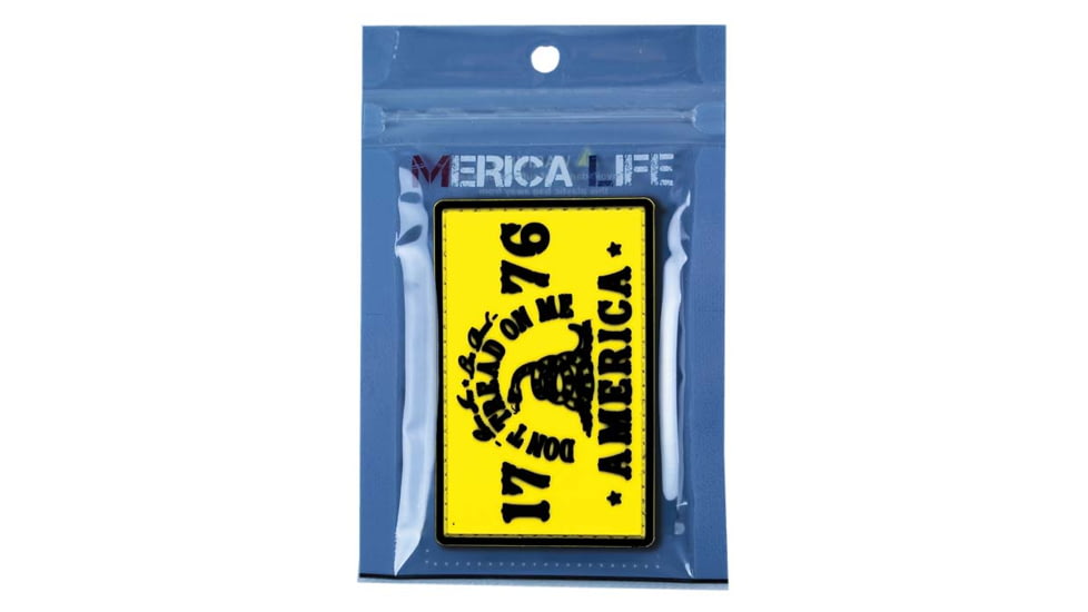 Merica Life 1776 Dont Tread on Me - America Patch, 3 x 2, 1776-DTOM
