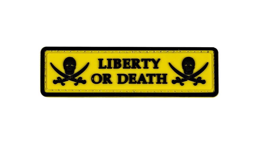 Merica Life Liberty Or Death Patch, 3.25 x 1, LOD