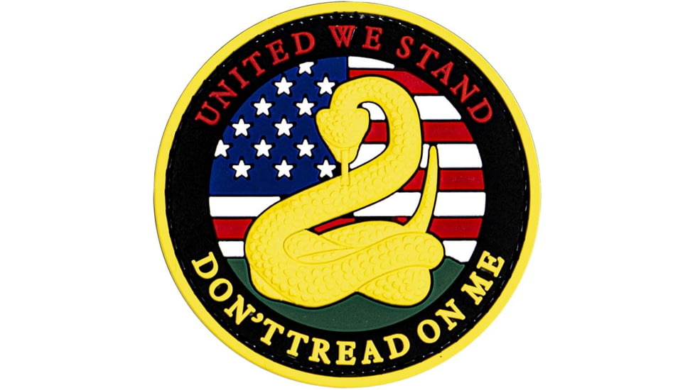 Merica Life United We Stand. Dont Tread On Me PVC Patch, 2.3, R-DTOM