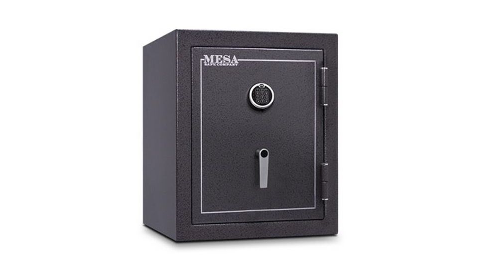 Mesa Safes Burglary and Fire Safe,4.1 cu ft,23.25x18.5x16in,Combination Lock, Hammered Grey MBF2620C