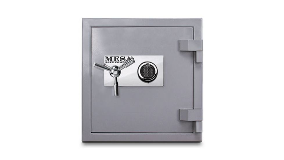 Mesa Safes High Security Burglary Fire Safe,2.4 cu ft,17.5x16x15in,Silver,Combination MSC2120C