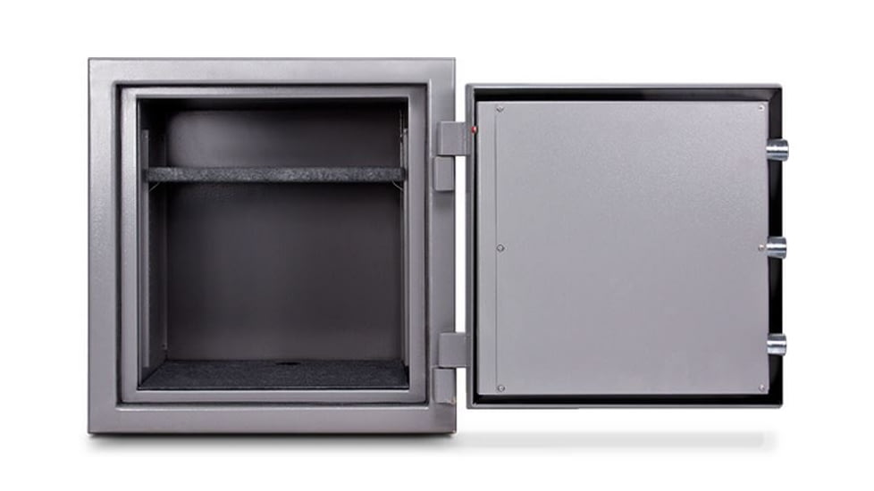 Mesa Safes High Security Burglary Fire Safe,2.4 cu ft,17.5x16x15in,Silver,Combination MSC2120C