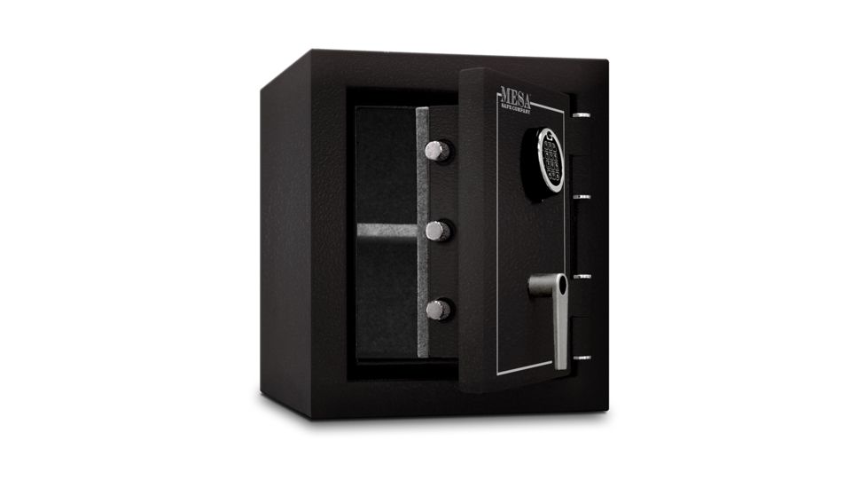 Mesa Safes Imperial Burglary &amp; 2 Hour Fire Safe, Hammered Grey, 20x17.25x18.75in MBF1512E
