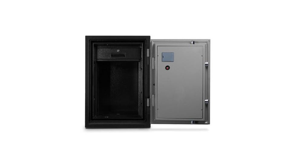 Mesa Safes UL Classified Fire Safe,1.7 cu ft,17.625x13.75x12.25in,Electronic Lock,Two-Tone Black/Grey MF70E