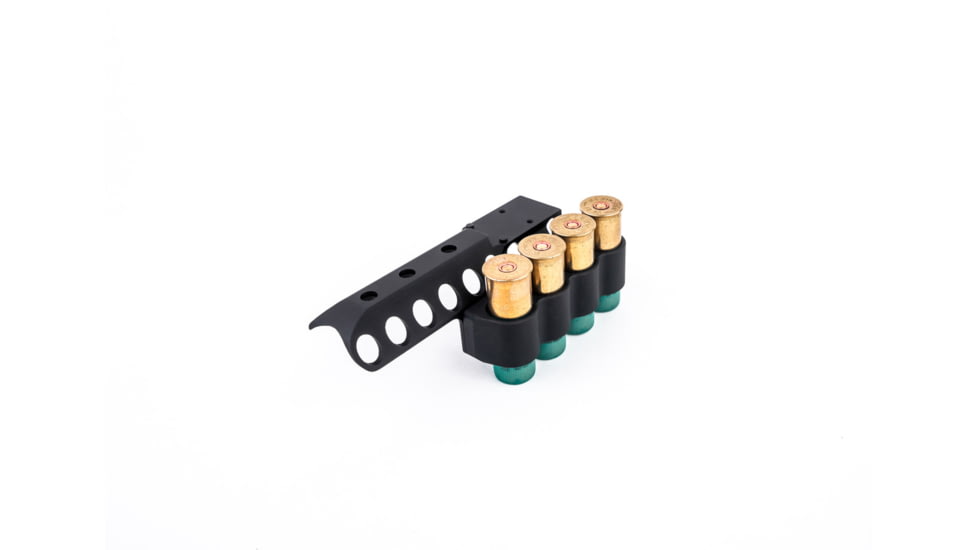 Mesa Tactical SureShell Alum Carrier and Reflex Mount for Ben M4, 4-Shell, 12-GA, Trijicon RMR, 5.5 in, Black, 95210