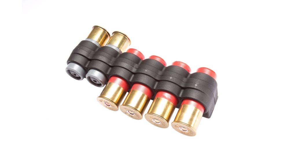Mesa Tactical SureShell Hook and Loop Mount w/ Rail for Benelli M4, 6-Shell, 12-GA, 5.5in,Black 94640