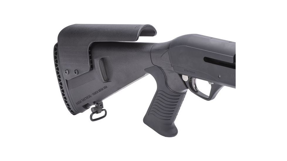 Mesa Tactical Urbino Pistol Grip Stock and Mohawk Forend for Remington Versa Max, Riser, Standard Butt, 12-GA, Black, 12.5in, 93120