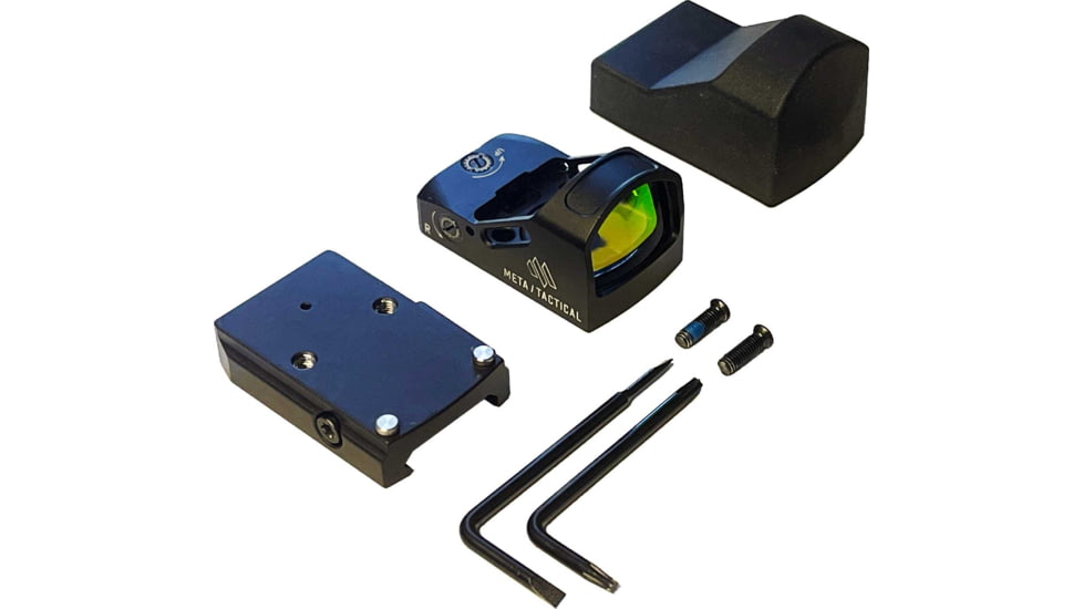 Meta Tactical RMR Micro Red Dot Mount, 2MOA Red Dot, Black, MTA-MRD