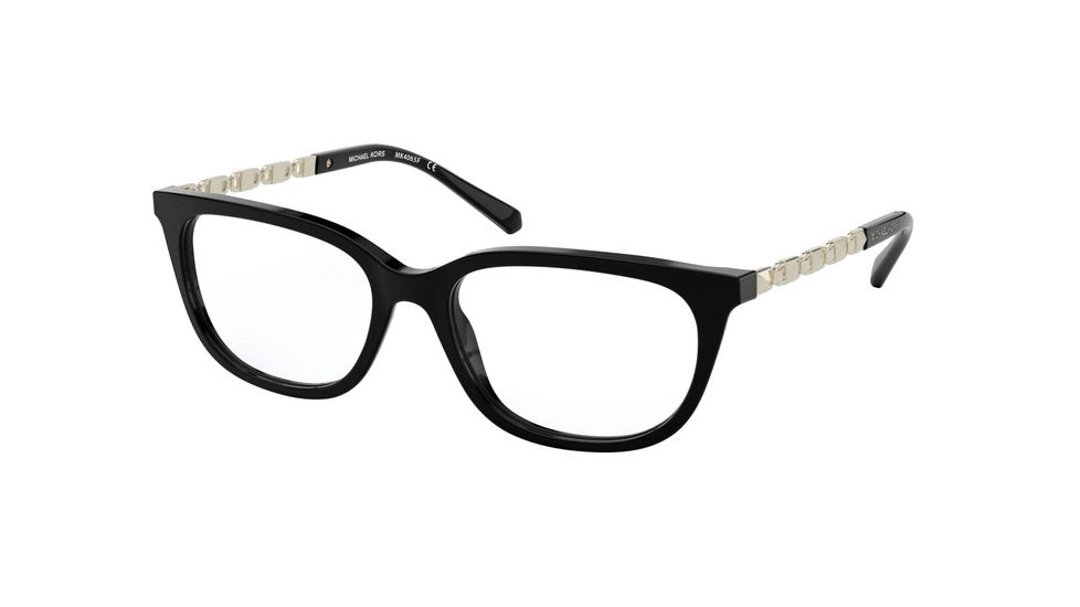 Michael Kors MEXICO CITY MK4065F Progressive Prescription Eyeglasses, 54mm, Black, MK4065F-3005-54-PRO