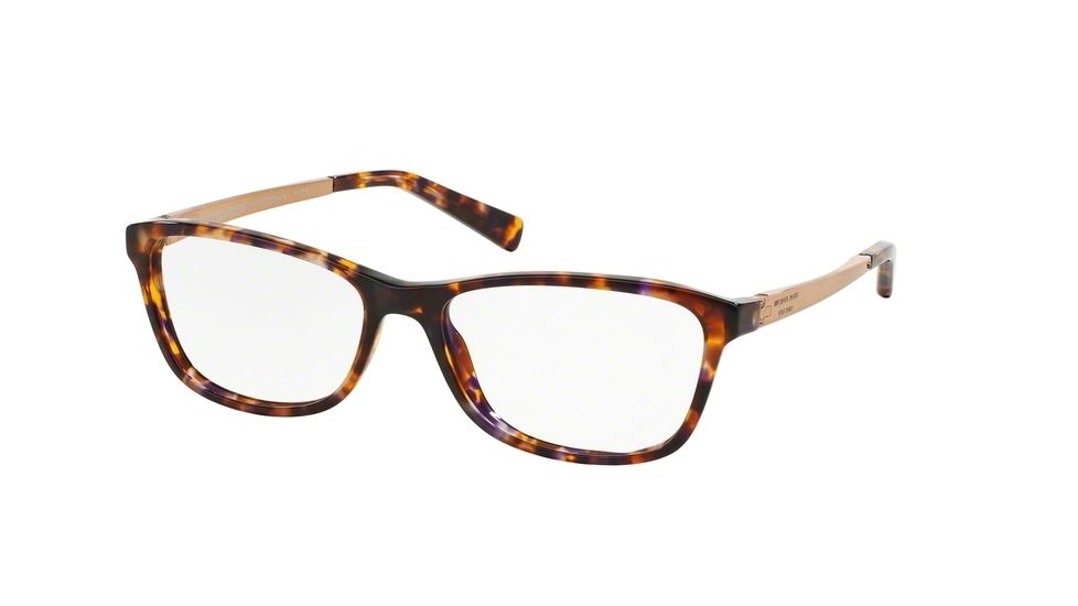 Michael Kors NEVIS F MK4017F Progressive Prescription Eyeglasses 3032-55 - Sunset Confetti Tortoise Frame