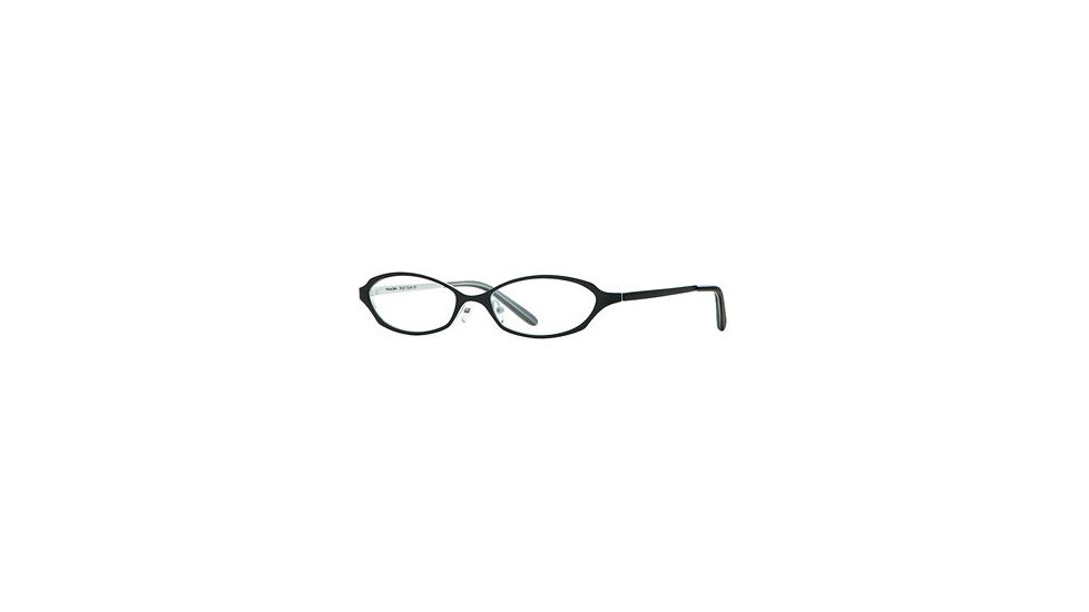 Michael Stars MS Bright Eyes SEMS BRIG00 Eyeglass Frames - Domino SEMS BRIG005025 BK