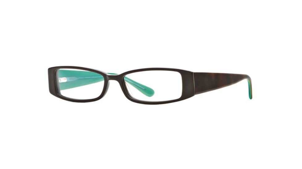 Michael Stars MS Crush SEMS CRUS00 Single Vision Prescription Eyeglasses - Amber Jade SEMS CRUS005335 TO