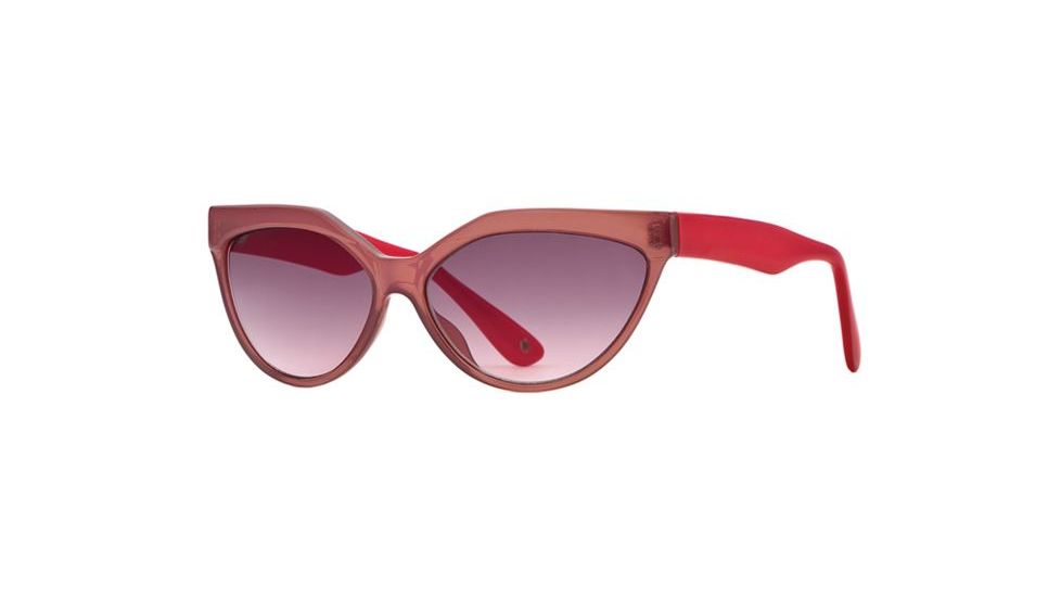 Michael Stars MS Frenchie Flair SEMS FREN06 Single Vision Prescription Sunglasses SEMS FREN065640 PK - Lens Diameter 57 mm, Frame Color Rouge