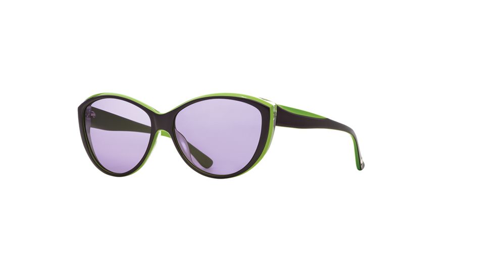 Michael Stars MS Fresh Glam SEMS FRES06 Bifocal Prescription Sunglasses SEMS FRES065835 PU - Lens Diameter 55 mm, Frame Color Eggplant