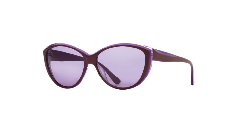 Michael Stars MS Fresh Glam SEMS FRES06 Bifocal Prescription Sunglasses SEMS FRES065835 BUR - Lens Diameter 55 mm, Frame Color Wild Grape