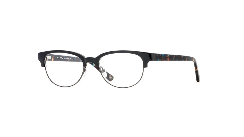 Michael Stars MS Pretty &amp; Posh SEMS PRET00 Eyeglass Frames - Onyx SEMS PRET005135 BK