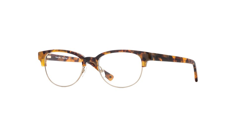 Michael Stars MS Pretty &amp; Posh SEMS PRET00 Eyeglass Frames - Vintage Gold SEMS PRET005135 TO