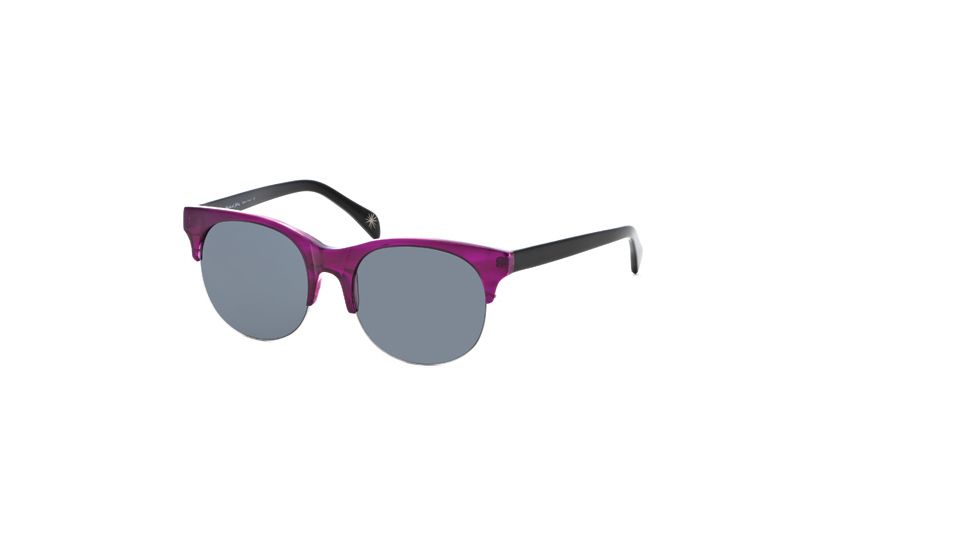 Michael Stars MS Retro Fave SEMS RETR06 Bifocal Prescription Sunglasses SEMS RETR065545 PU - Frame Color Purple Sky, Lens Diameter 59 mm