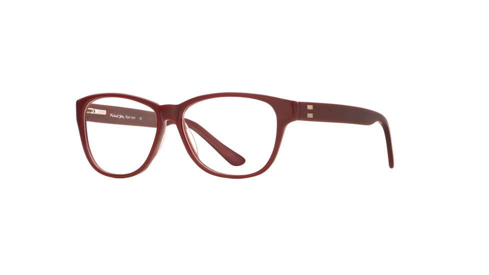 Michael Stars MS Style Icon SEMS STYL00 Progressive Prescription Eyeglasses - Wine SEMS STYL005440 BUR