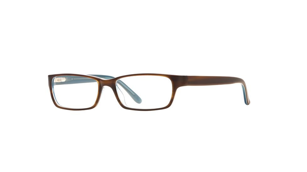 Michael Stars MS Tomboy SEMS TOMB00 Progressive Prescription Eyeglasses - Teak Blue SEMS TOMB005430 BN