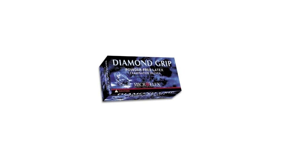 Microflex Diamond Grip Latex Gloves, Microflex MF-300-L Large