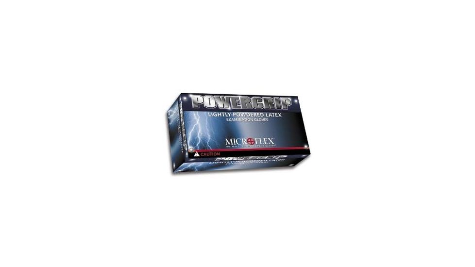 Microflex Powergrip Lightly-Powdered Latex Gloves, Microflex PG-199-L