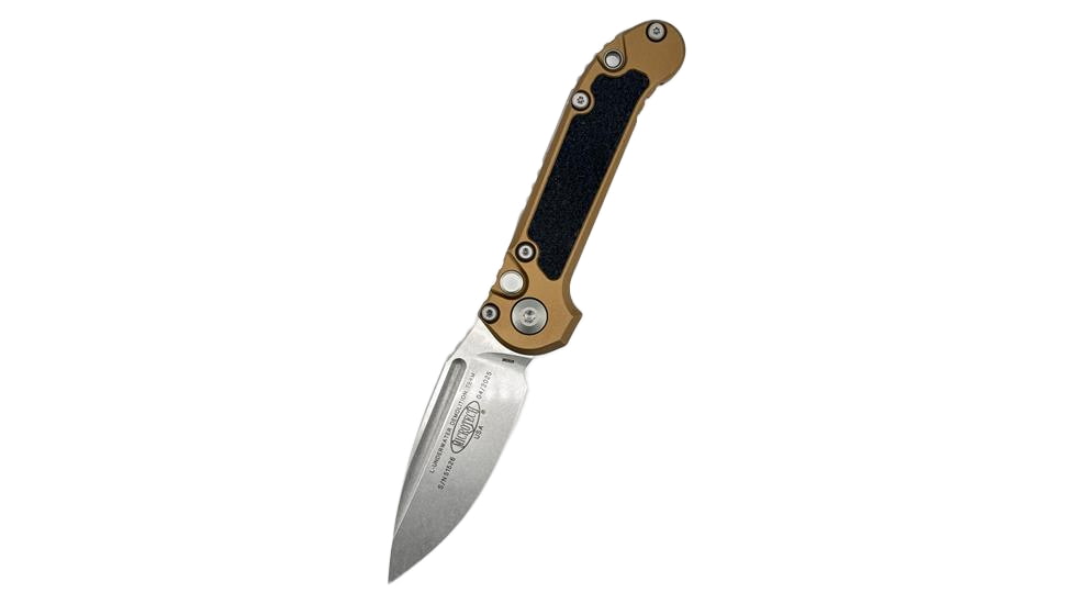 Microtech 2023 L.U.D.T. C/P STW Standard Folding Knife, Tan, 1135-10TA