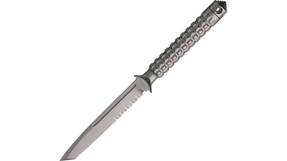 Microtech A.D.O. TE Fixed Blade Knife, Bead Blast Combo MT117-8