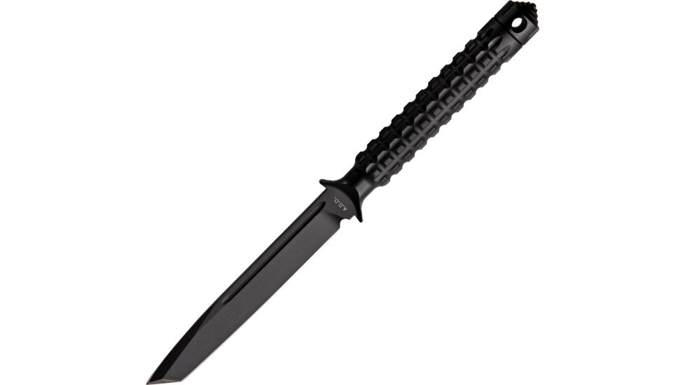 Microtech A.D.O. TE Fixed Blade Knife, Black Plain MT117-1