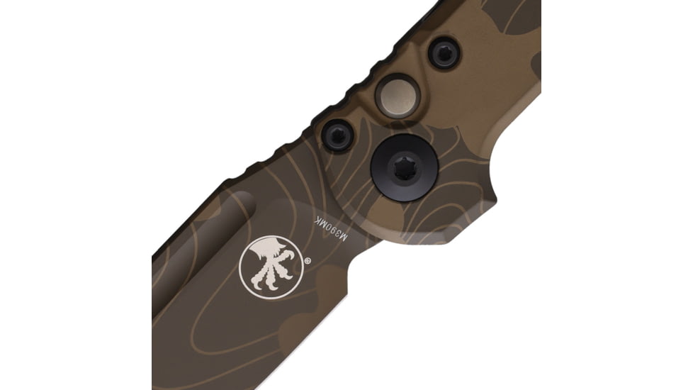 Microtech Auto LUDT Button Lock GenIII, MCT1135S1TPBNCS
