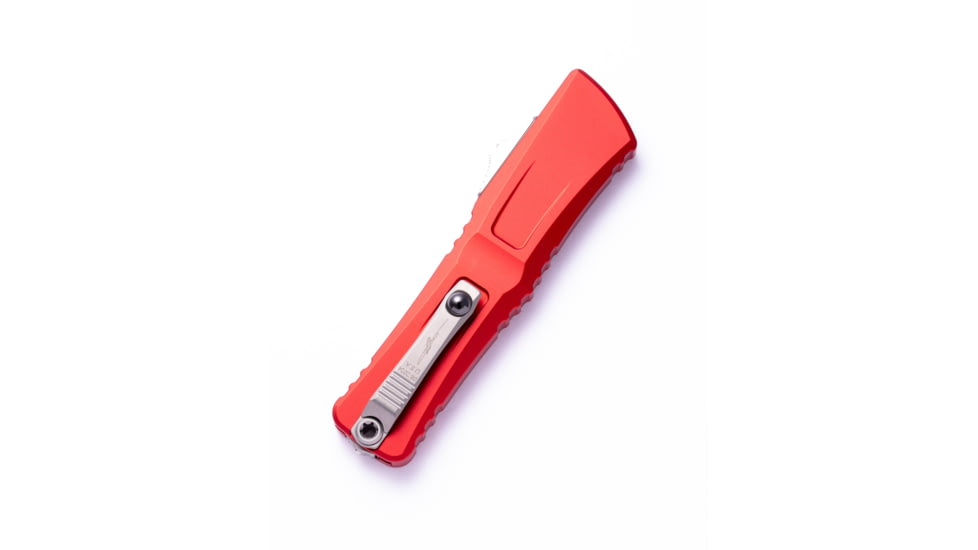 Microtech Combat Troodon Gen III Interceptor Signature Series Standard 4in Folding Knife, Red Stonewash, 1217-10RDS