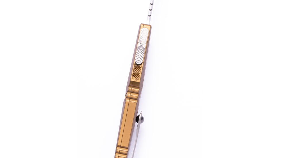 Microtech Combat Troodon Gen III Interceptor Signature Series Standard 4in Folding Knife, Tan Stonewash, 1217-10TAS