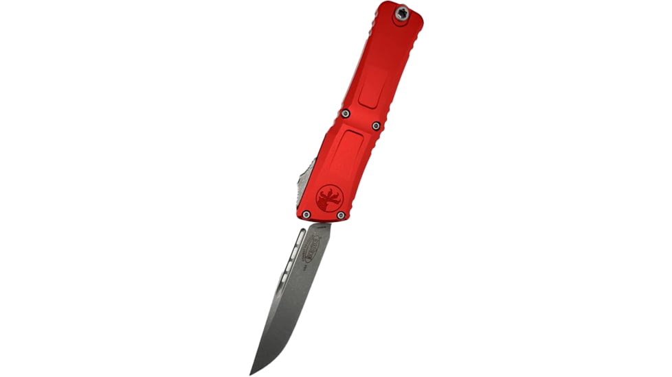 Microtech Combat Troodon S/E Gen III Standard 4in Folding Knife, Red Apocalyptic, 1143-10APRD