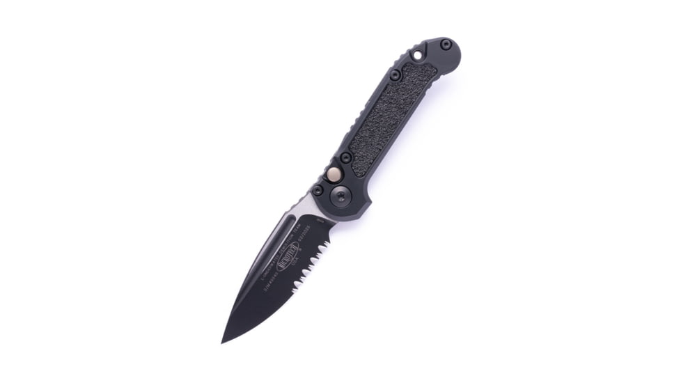 Microtech L.U.D.T. S/E Gen III Tactical Partial Serrated 3.5in Automatic Folding Knife, Automatic Folder, 1135-2T